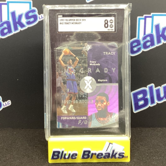 1997-98 Upper Deck SPX - Tracy McGrady #42 SGC 8
