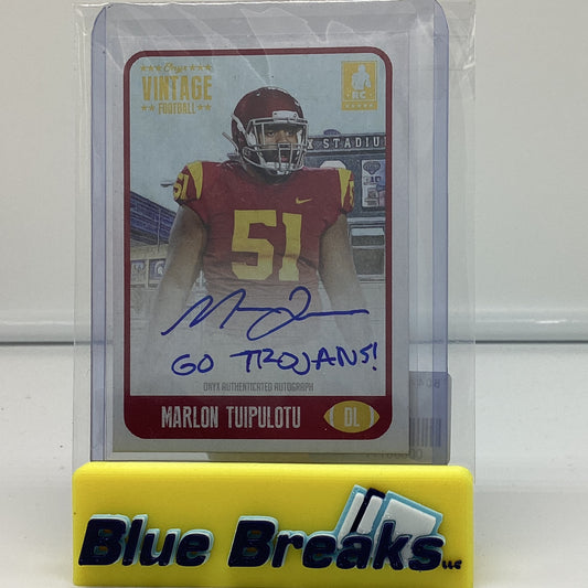 2020 Onyx Authenticated - Marlon Tuipulotu auto 7/35 #FAMT