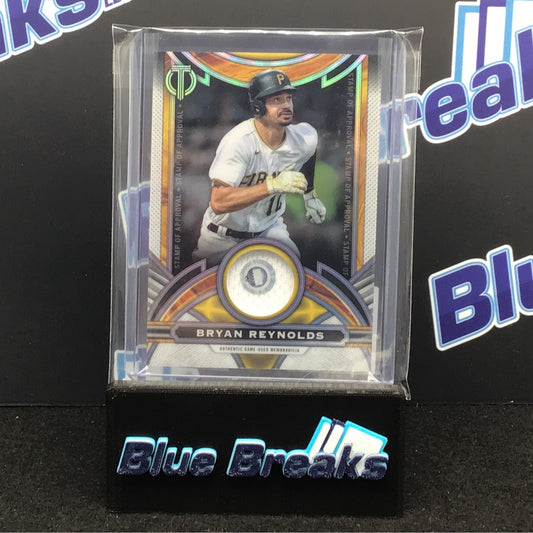 2023 Topps Tribute Stamps of Approval Relic Bryan Reynolds 180/199 #SOA-BR Pirates