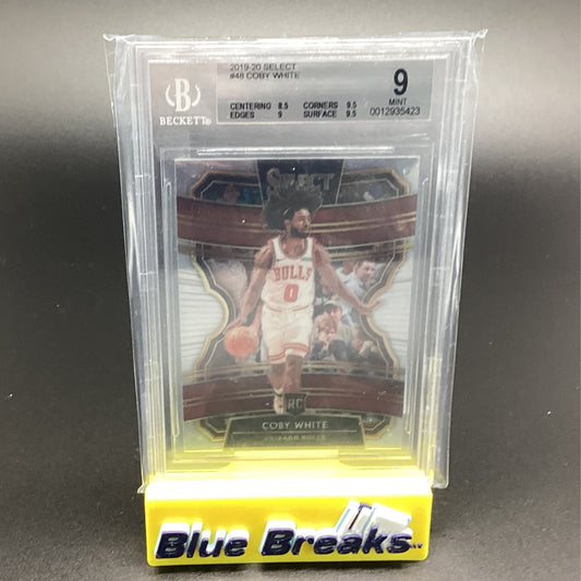 2019 Panini Select - Coby White Beckett 9
