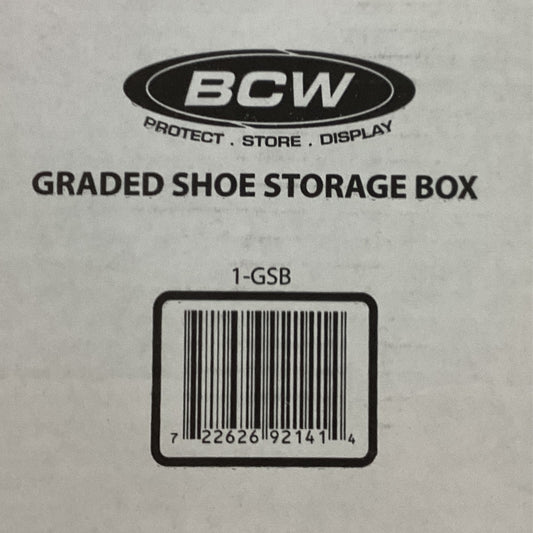 BCW Graded Shoe Storage Box