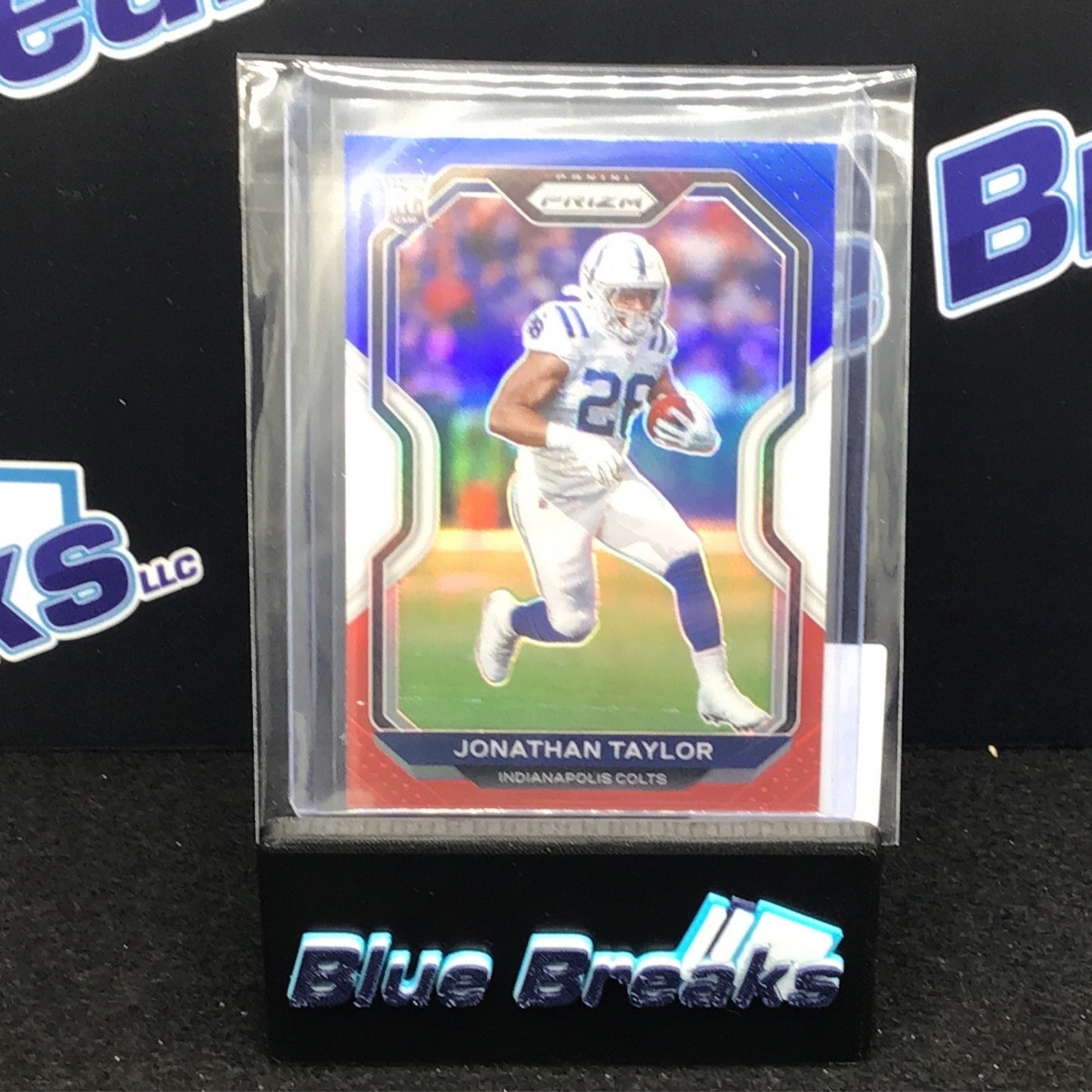 2020 Panini Prizm Red White Blue Jonathan Taylor RC #332 Colts