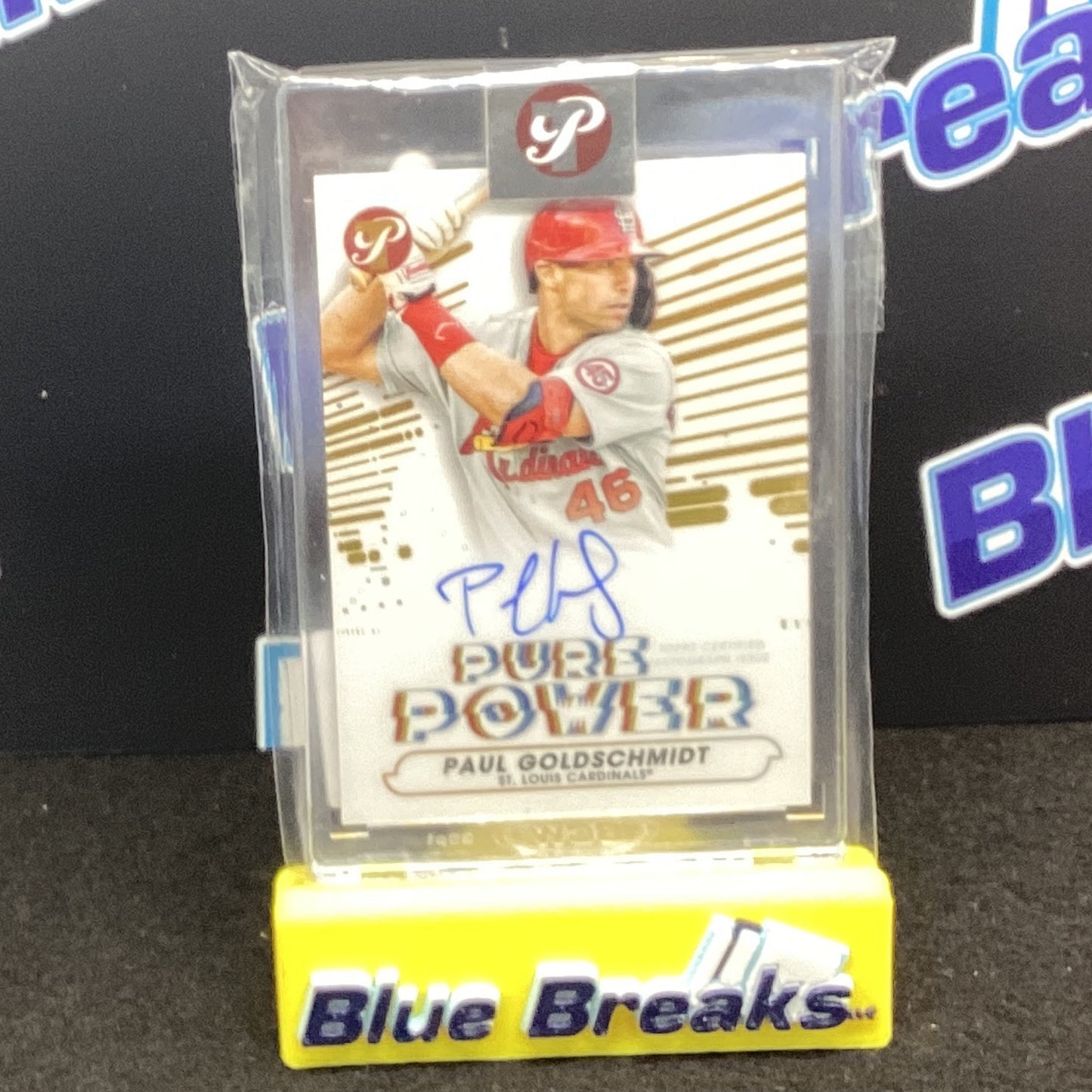 2022 Topps Pristine - Paul Goldschmidt - Pure Power Gold 45/50