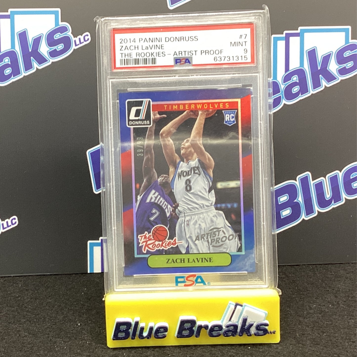 2014 Panini Donruss - Zach Lavine The Rookies PSA 9