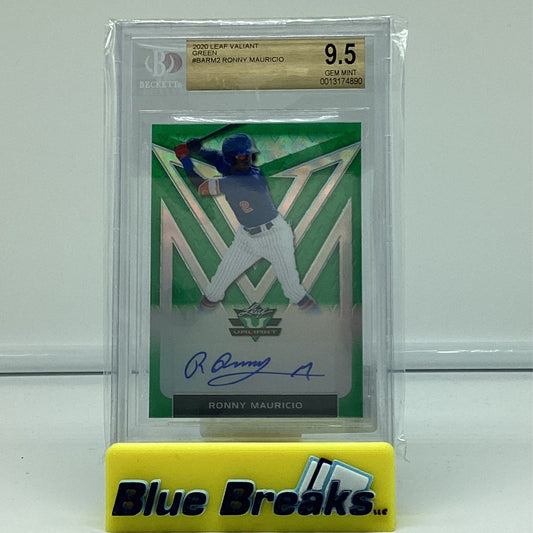 2020 Leaf Valiant - Ronny Mauricio Bec 9.5