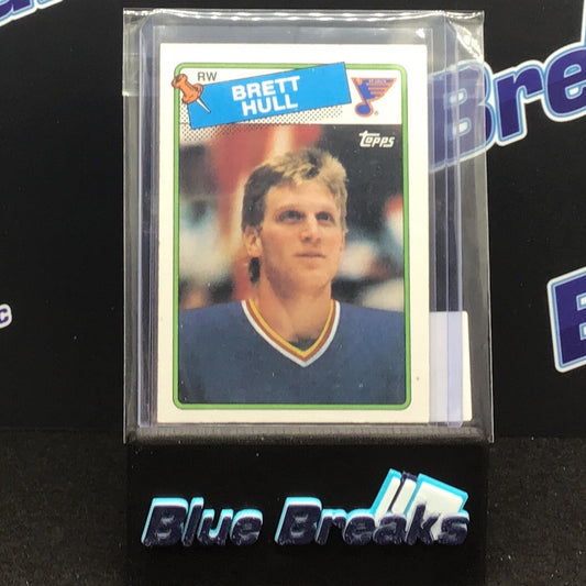 1988 Topps Brett Hull 66 Blues