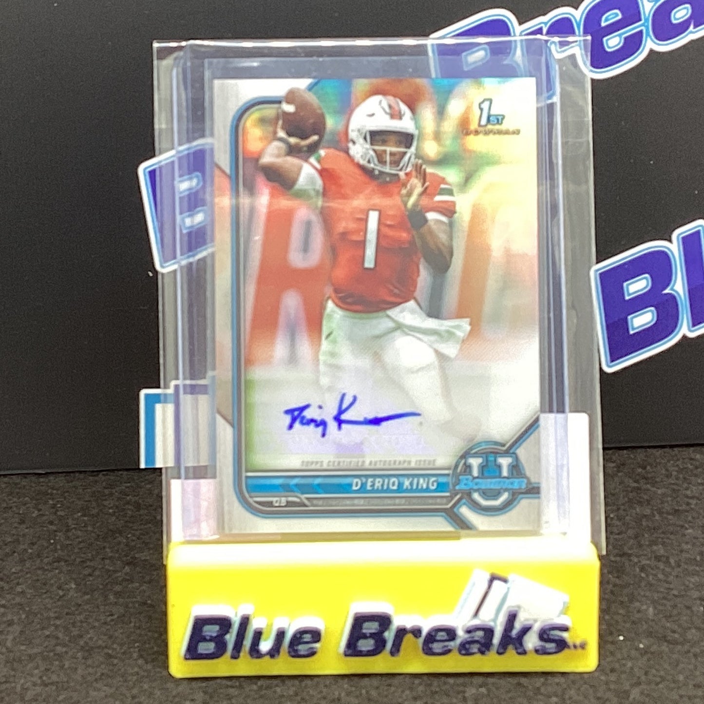 2022 Topps Bowman U Bowman 1st Refractor D'Eriq King BCPA-DK