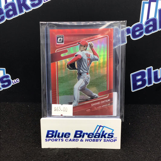 2021 Panini Donruss Optic red Shohei Ohtani 38/60 #192 Angels