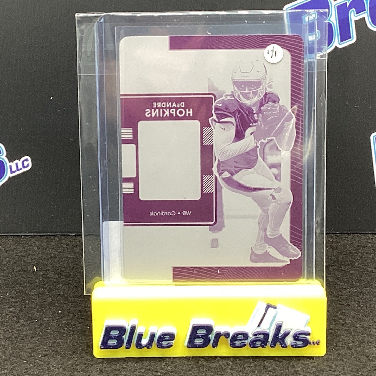 2021 Panini Contenders Optic Printing Plate DeAndre Hopkins 1/1 16