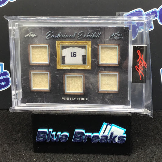 2021 Leaf Art of the Sport Enshrined Exhibit Whitey Ford 1/2 #EE-31 Yankees