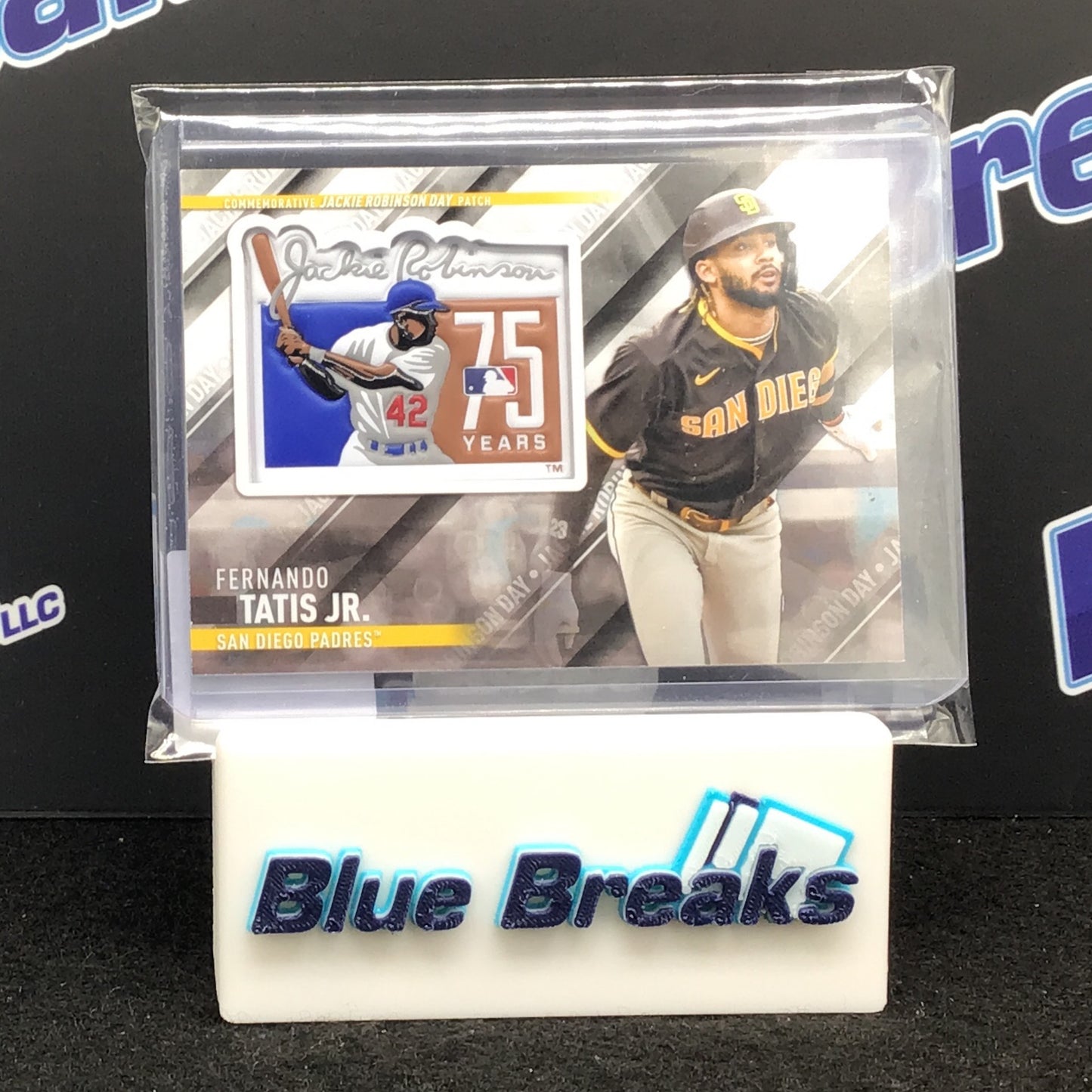 2022 Topps Update Commemorative Jackie Robinson Day Patch Fernando Tatis Jr #SEP-FTJ Padres