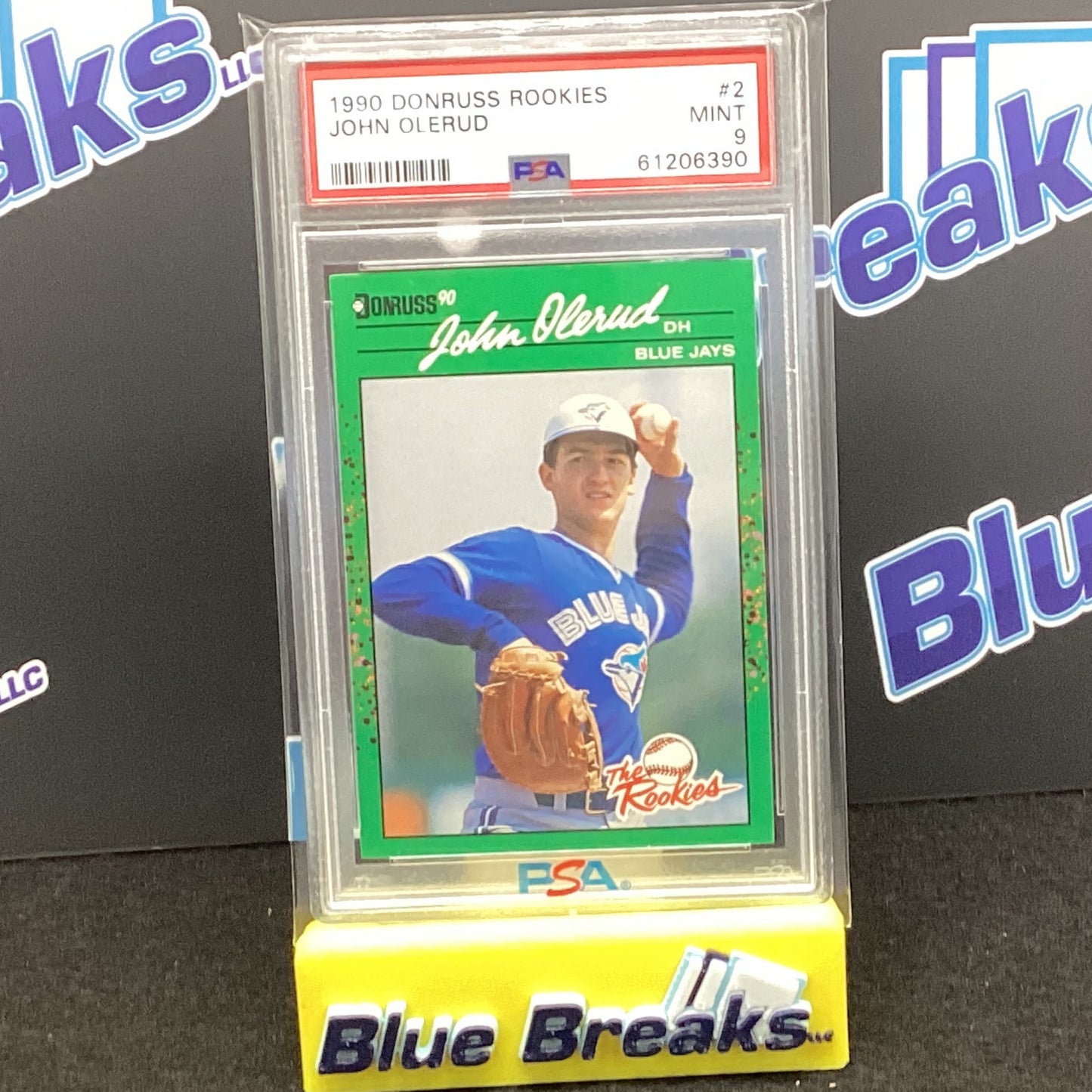 1990 Donruss Rookies - John Olerud #2 Psa 9