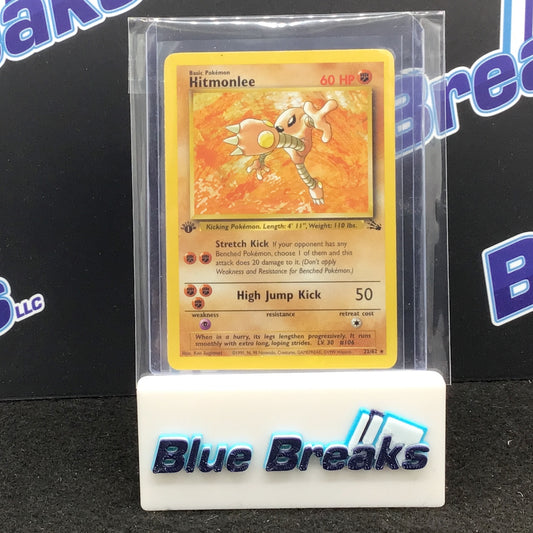 Pokémon - Hitmonlee - 22/62 1999 - First Edition