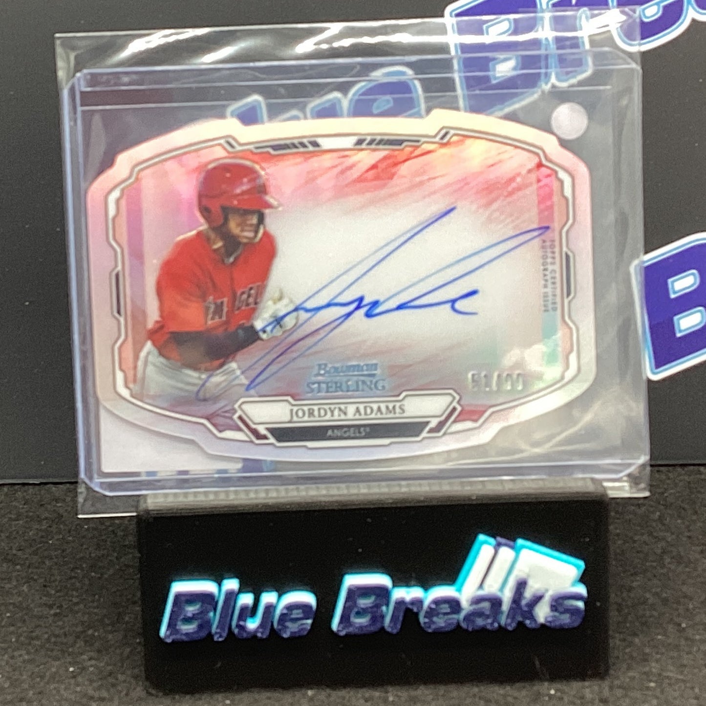2019 Bowman Sterling Jordyn Adams auto 51/99 #SDCA-JA Angels