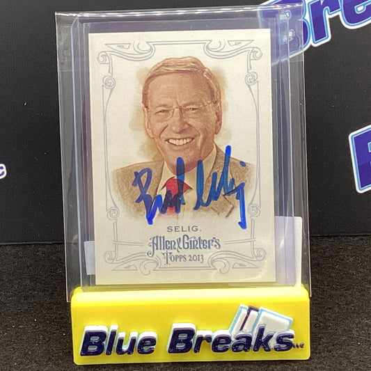 2013 Allen & Ginter Bud Selig autograph #300