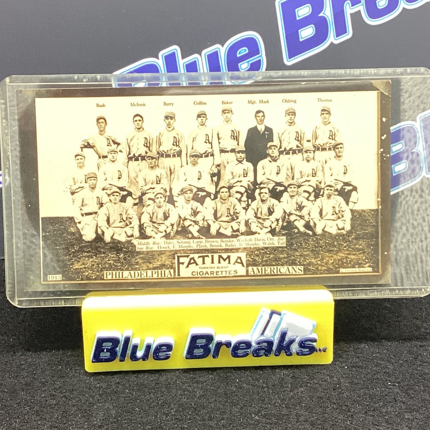 1913 Fatima Cigarettes Philadelphia Americans T200