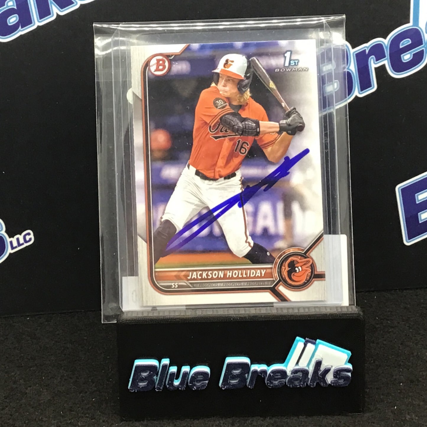 2022 Bowman 1st Bowman Jackson Holliday auto #BD-168 Orioles