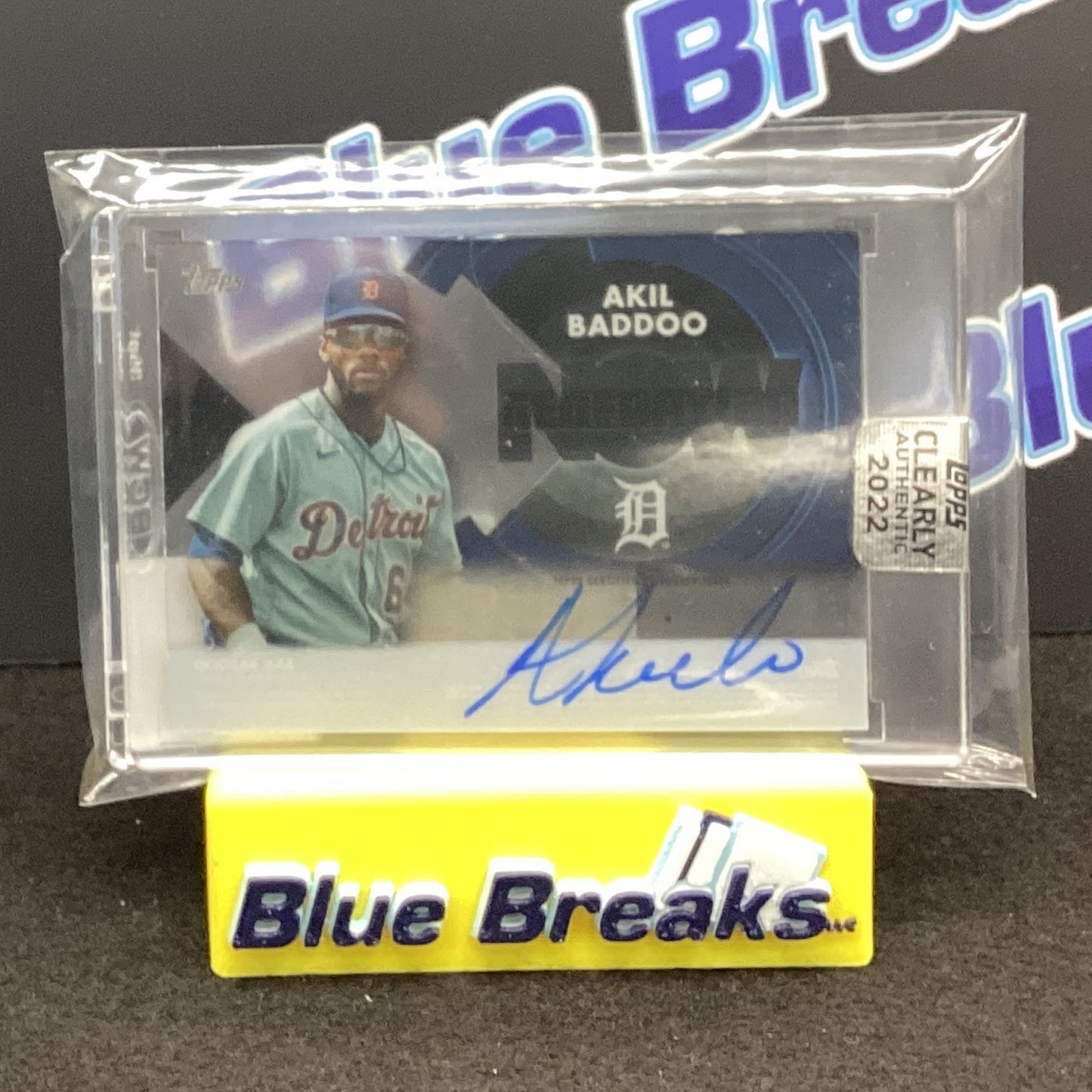 2022 Topps Clearly Authentic Now Generation Akil Baddoo auto