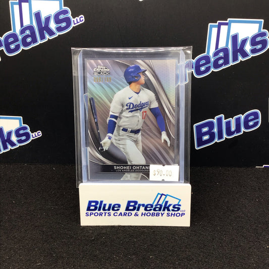 2024 Topps Chrome Black refactor Shohei Othani 099/199 #85 Dodgers