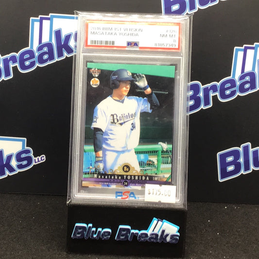 2016 BBM 1st Version Masataka Yoshida #126 PSA 8 Buffaloes