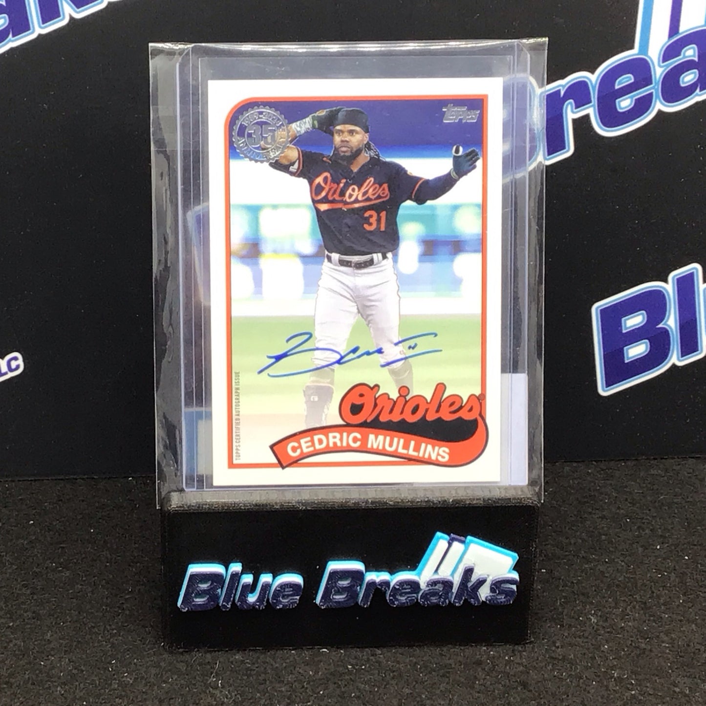 2024 Topps Series 1 Cedric Mullins 1989 Autograph #89BA-CMU - Balitmore Orioles