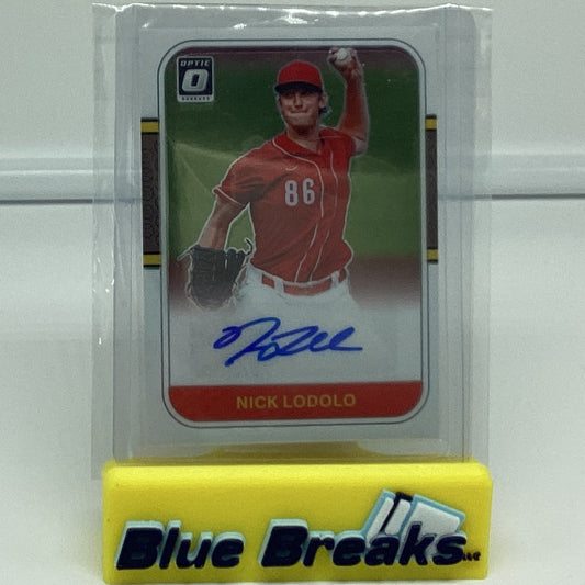 2021 Donruss Optic - Nick Lodolo Auto