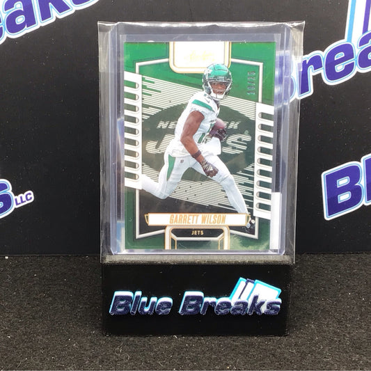 2023 Panini Absolute green Garrett Wilson 10/25 #87 - New York Jets