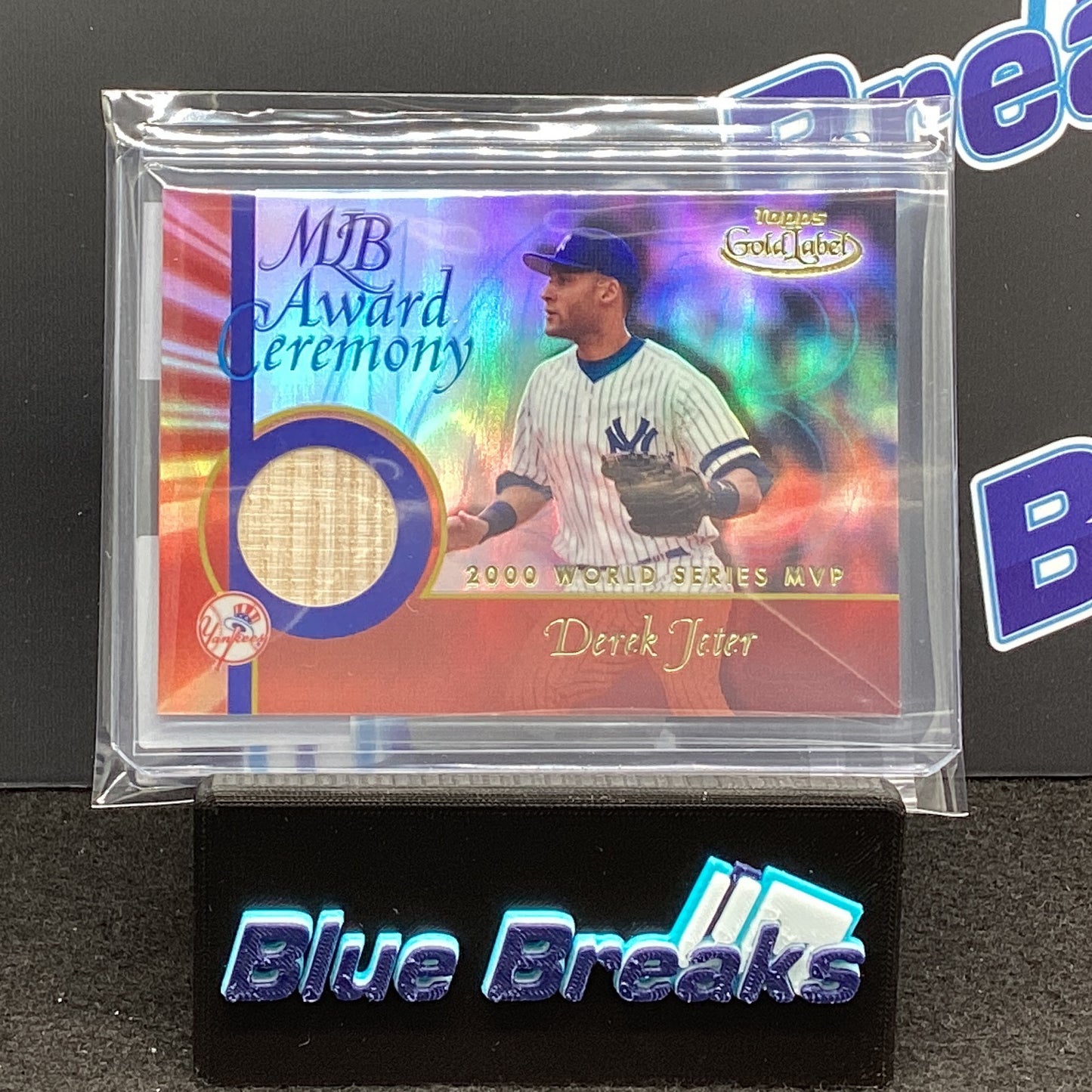 2001 Topps Gold Label 2000 World Series MVP Derek Jeter #GLR-DJ2