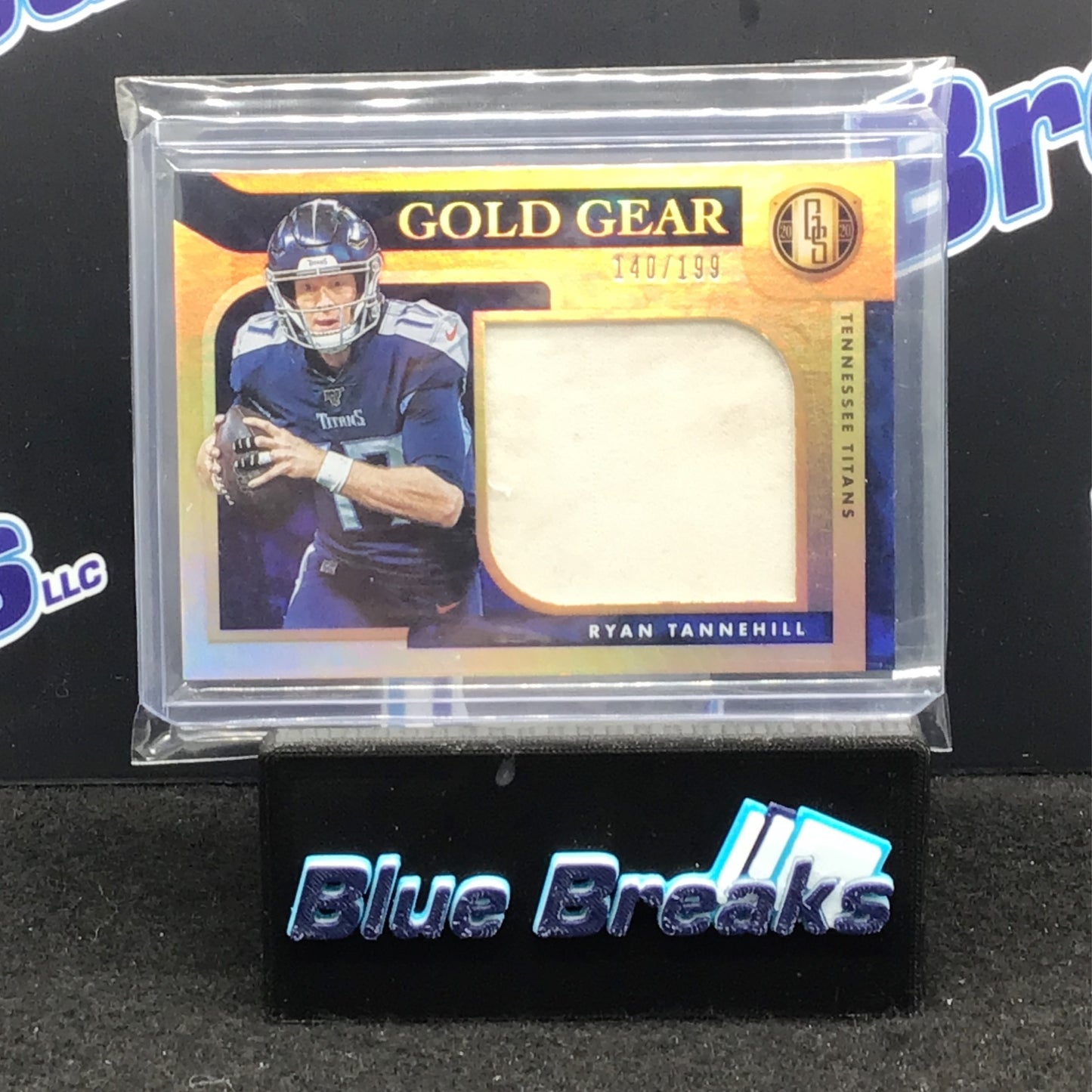 2020 Panini - Ryan Tannehill - Gold Standard - Gold Gear - 140/199 - Tennessee Titans