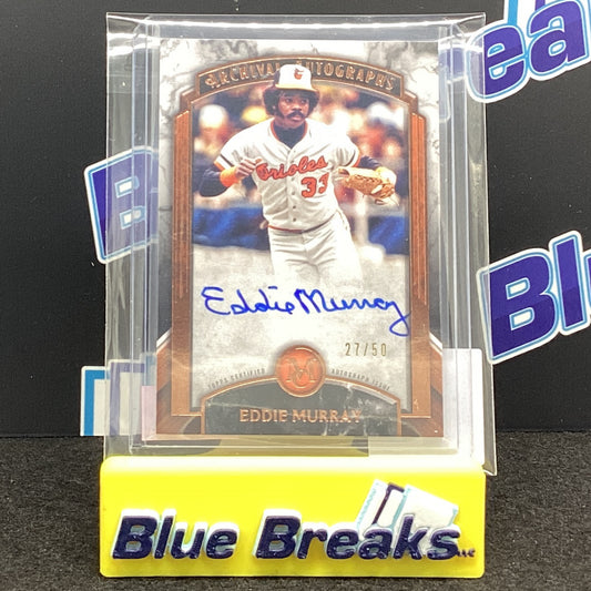2022 Topps Museum Collection Archival Autographs Eddie Murray 27/50