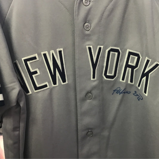 Alfonso Sorriano grey Yankess autographed jersey