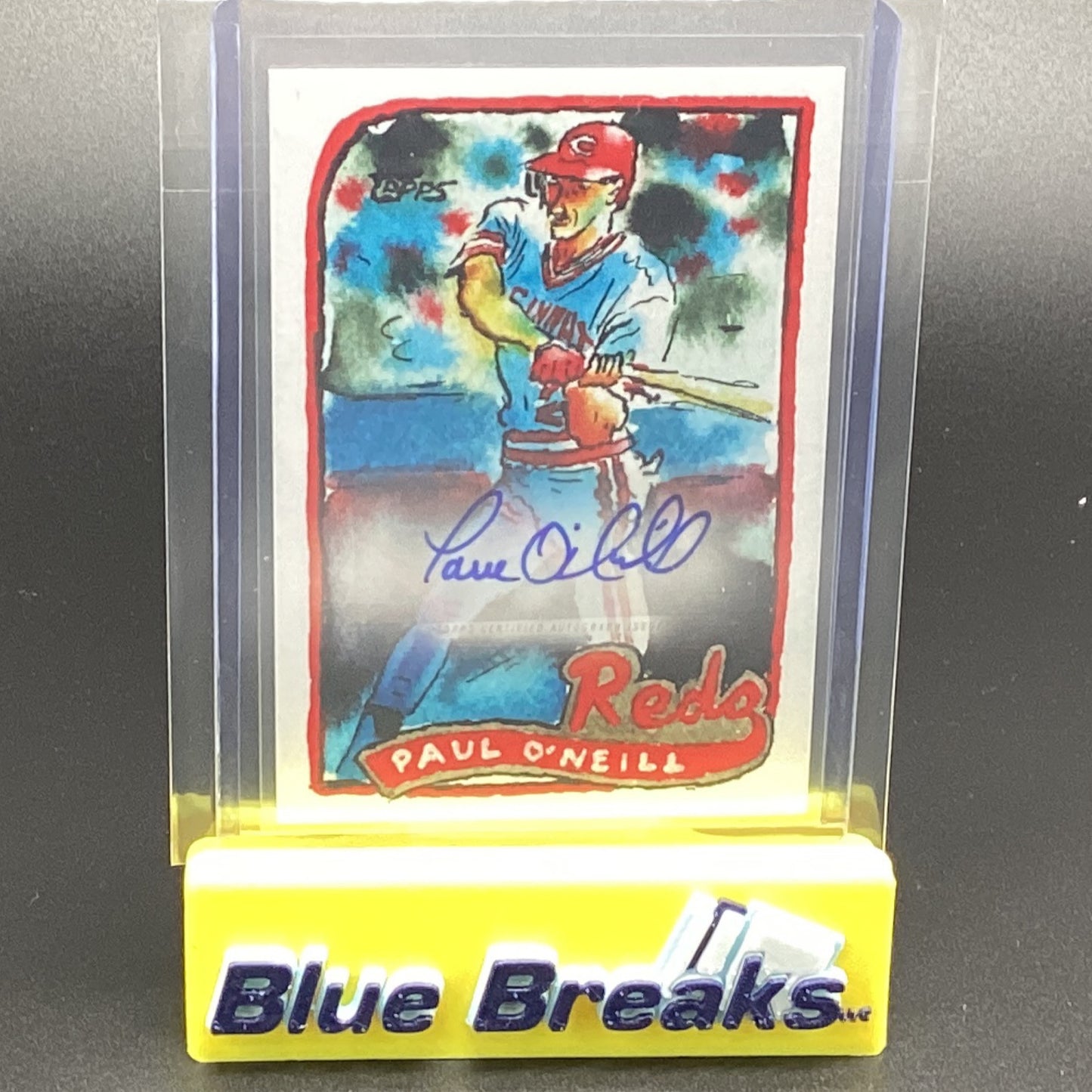 2022 Topps Paul O'Neill Andy Friedman auto 57-A