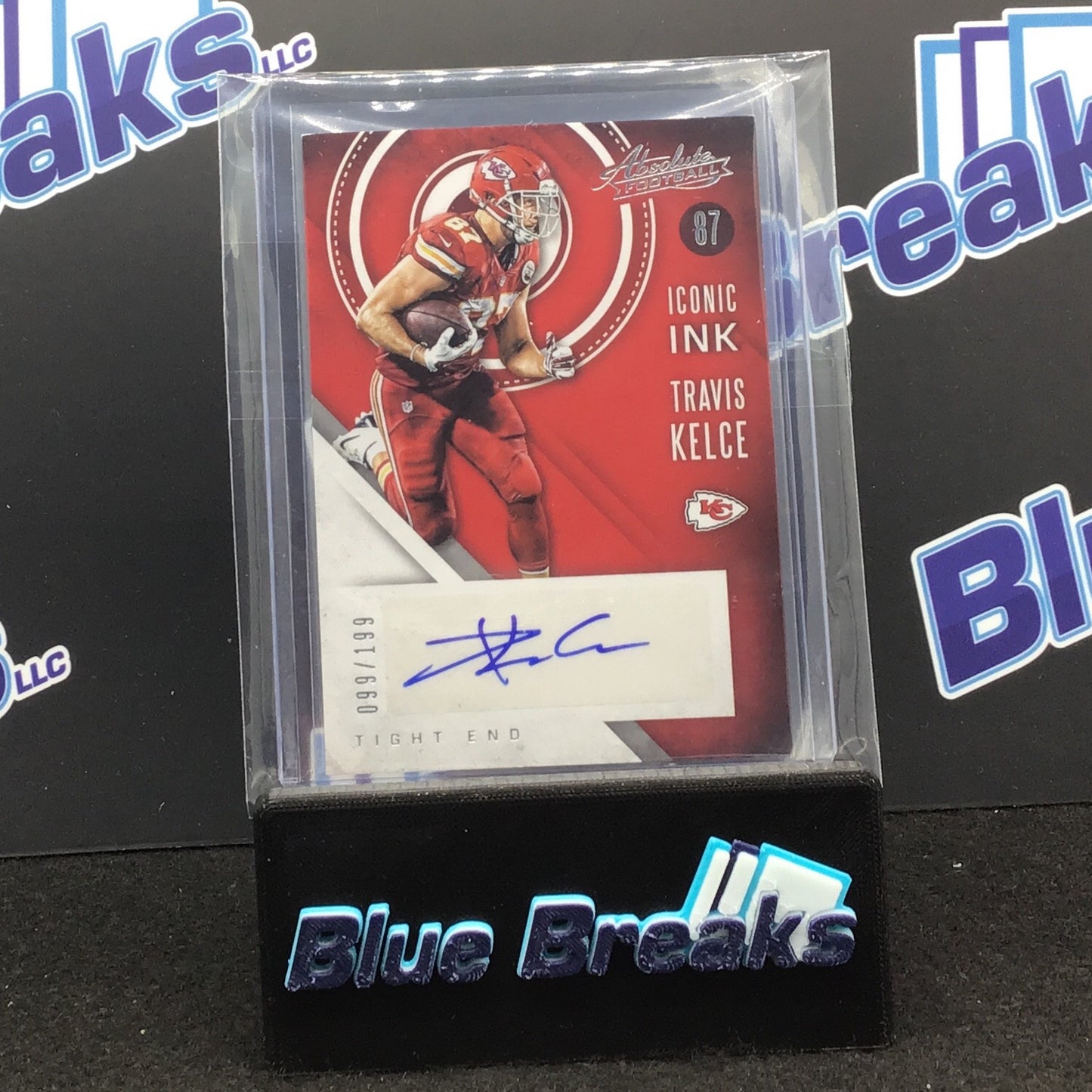 2016 Panini Absolute - Travis Kelce - 99/199 - Autograph - Kansas City Chiefs