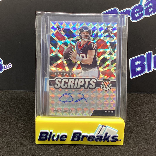 2021 Panini Mosaic - Rookie Scripts Davis Mills