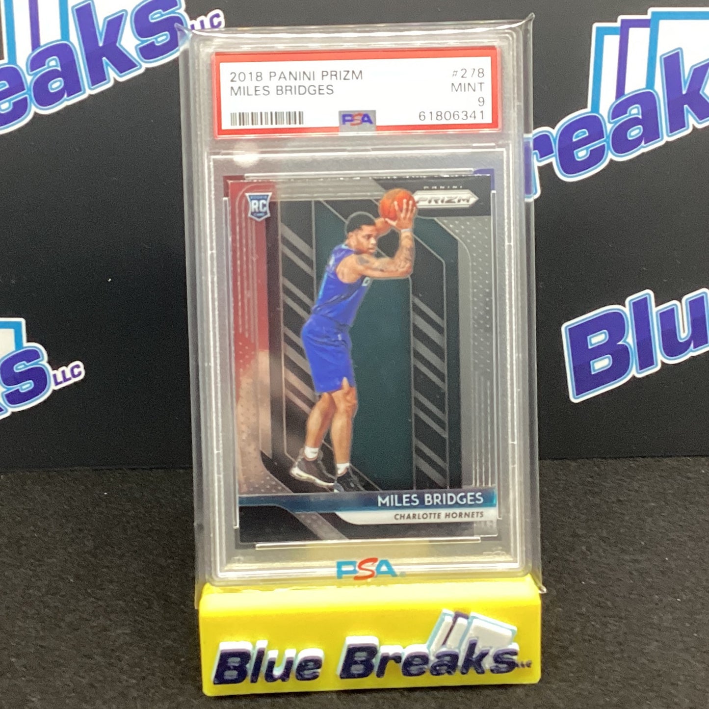 2018 Panini Prizm Miles Bridges PSA 9 #278