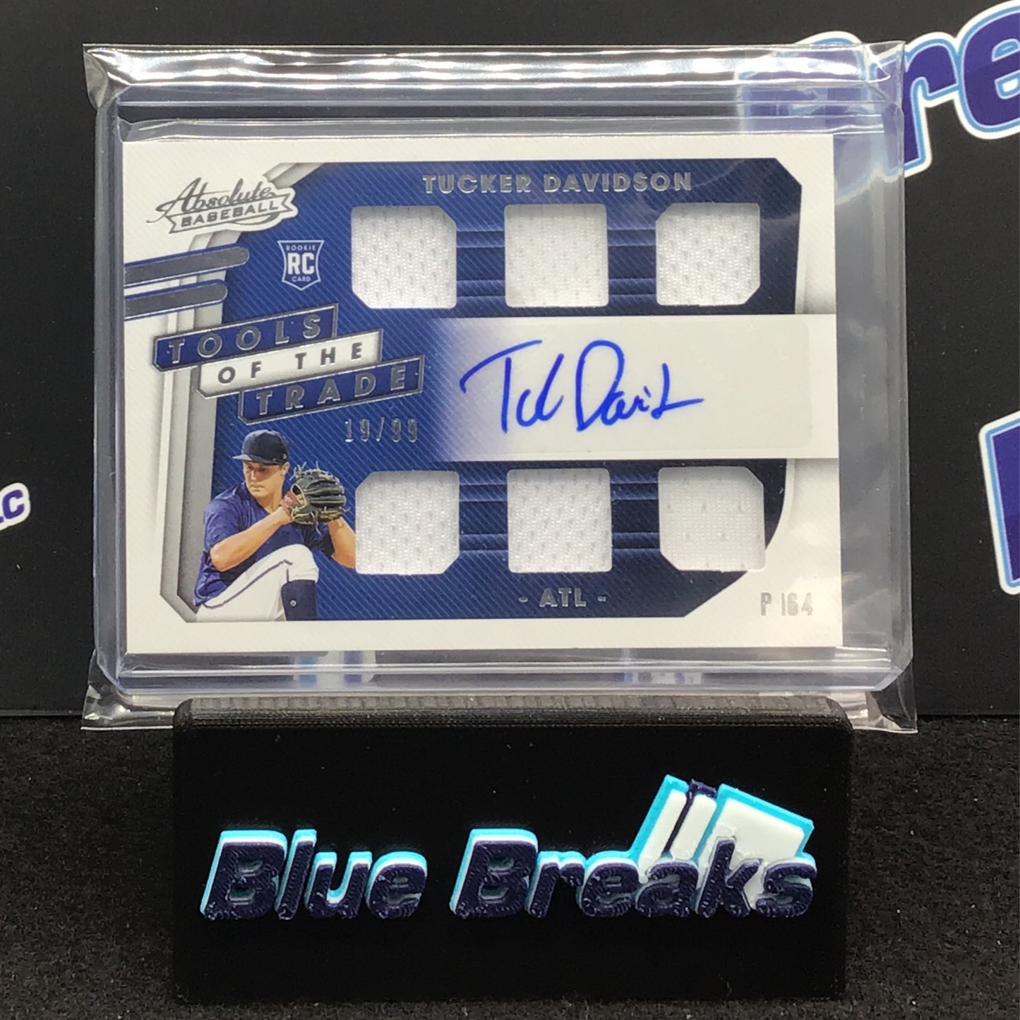 2021 Panini Absolute Tools of the Trade auto sextuple relic 19/99 RC #TTGS-TD Braves