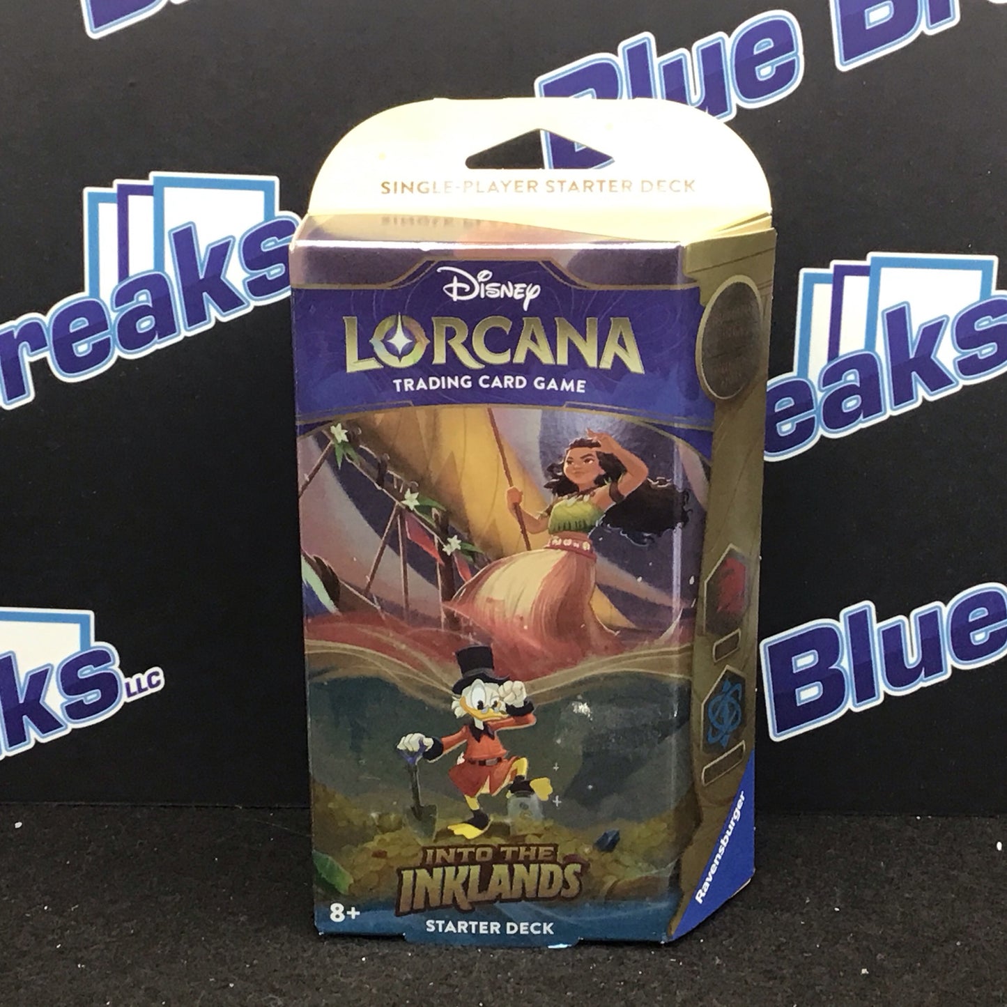 Disney Lorcana Into the Inklands -  Moana Scrooge McDuck Ruby Sapphire Starter Deck