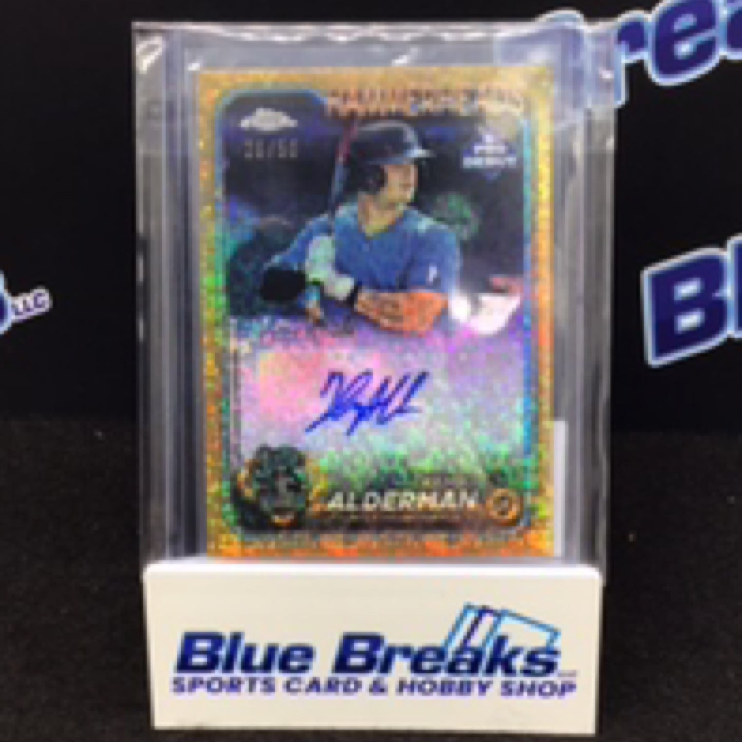 2024 Topps Pro Debut gold mini-diamonds Kemp Alderman auto 26/50 #PDC-150 Jupiter Hammerheads/ Miami Marlins