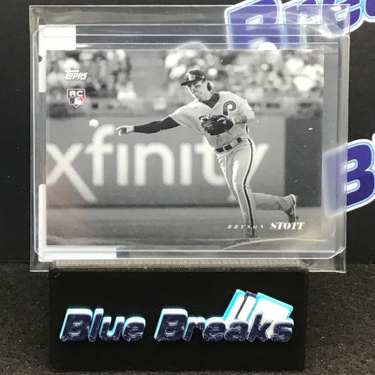 2022 Topps Black & White Bryson Stott #93 Phillies