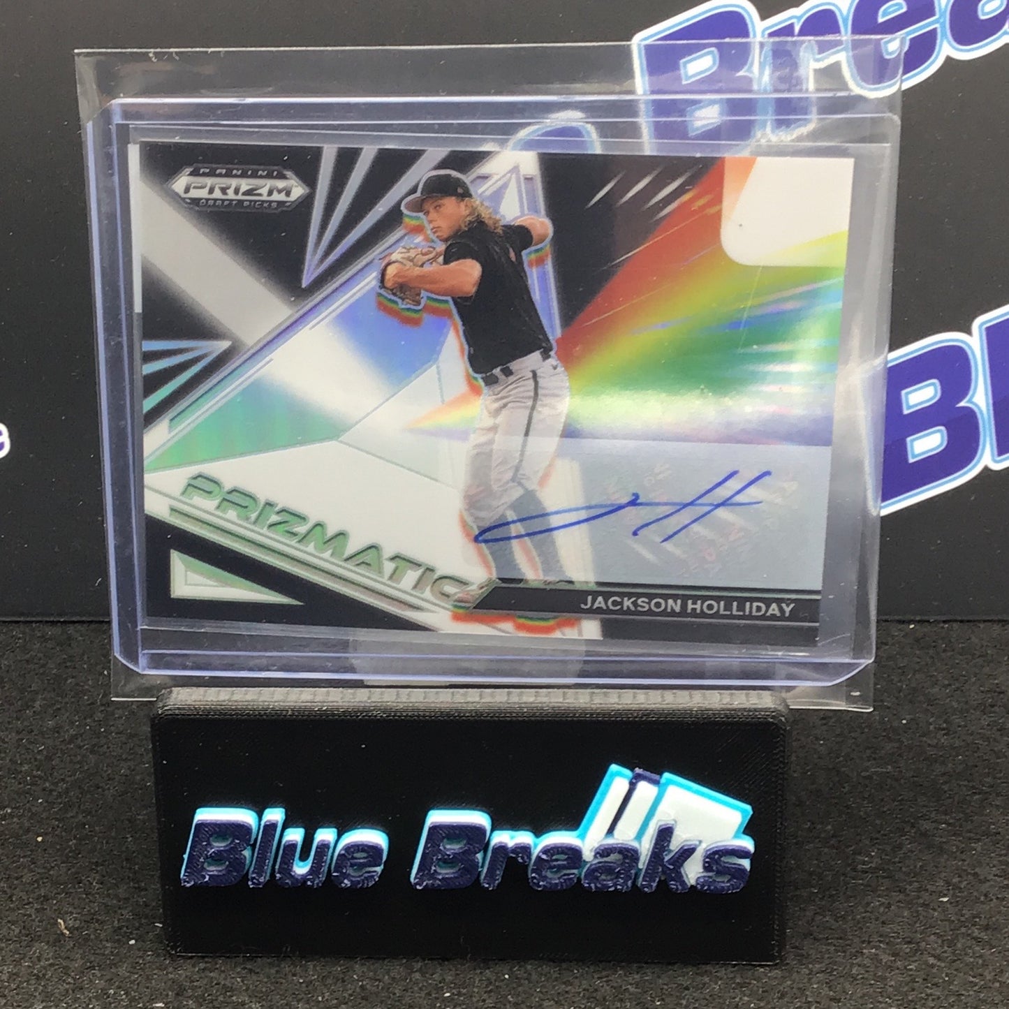 2022 Panini Prizm Draft Picks - Jackson Holliday - PZ-JH - Prizmatic - Autograph