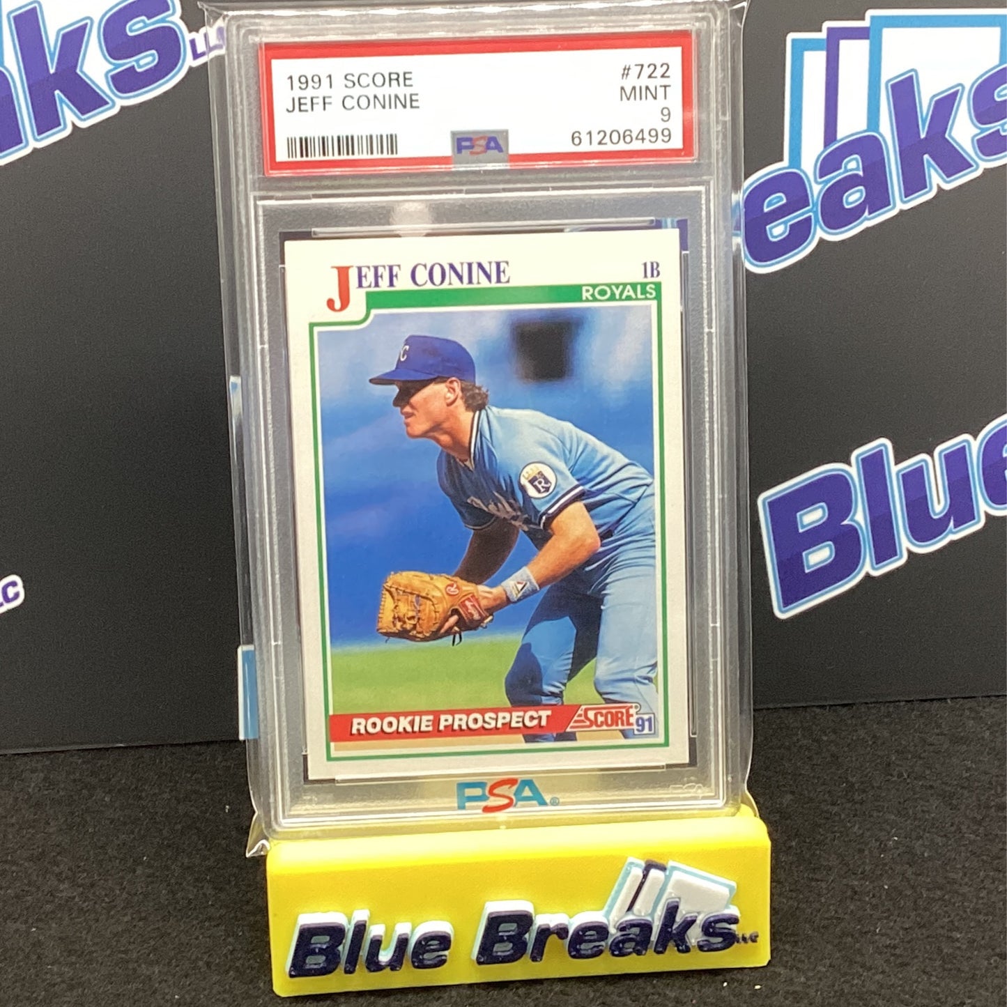 1991 Score - Jeff Conine #722 PSA 9