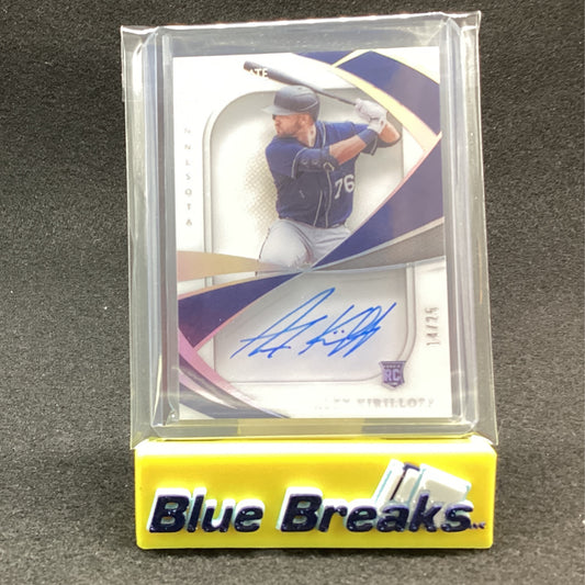 2021 Immaculate - Alex Kirilloff auto relic 14/25 #SS-AK