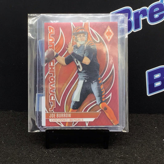 2023 Panini Phoenix Flamethrowers Joe Burrow 157/199 #FLA-18 Bengals