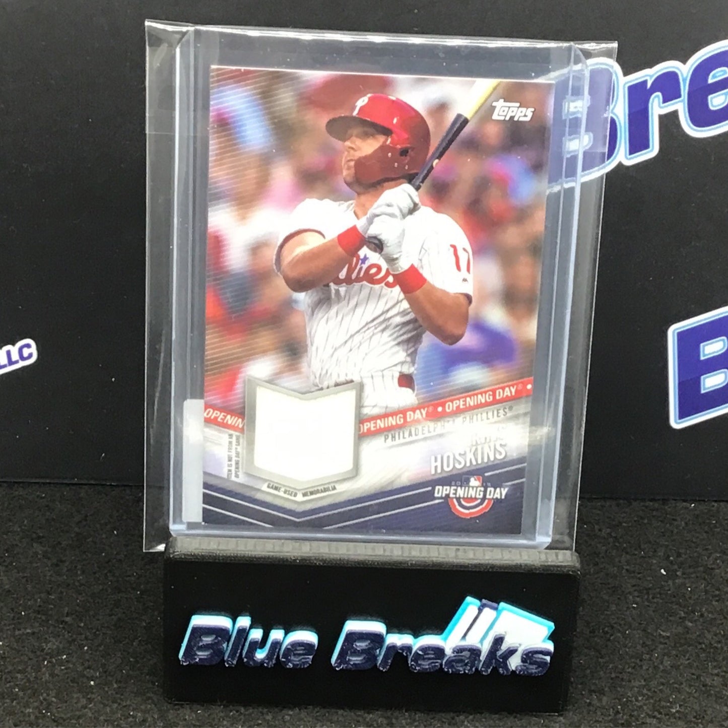 2019 Topps Opening Day Rhys Hoskins relic #ODR-RH Phillies