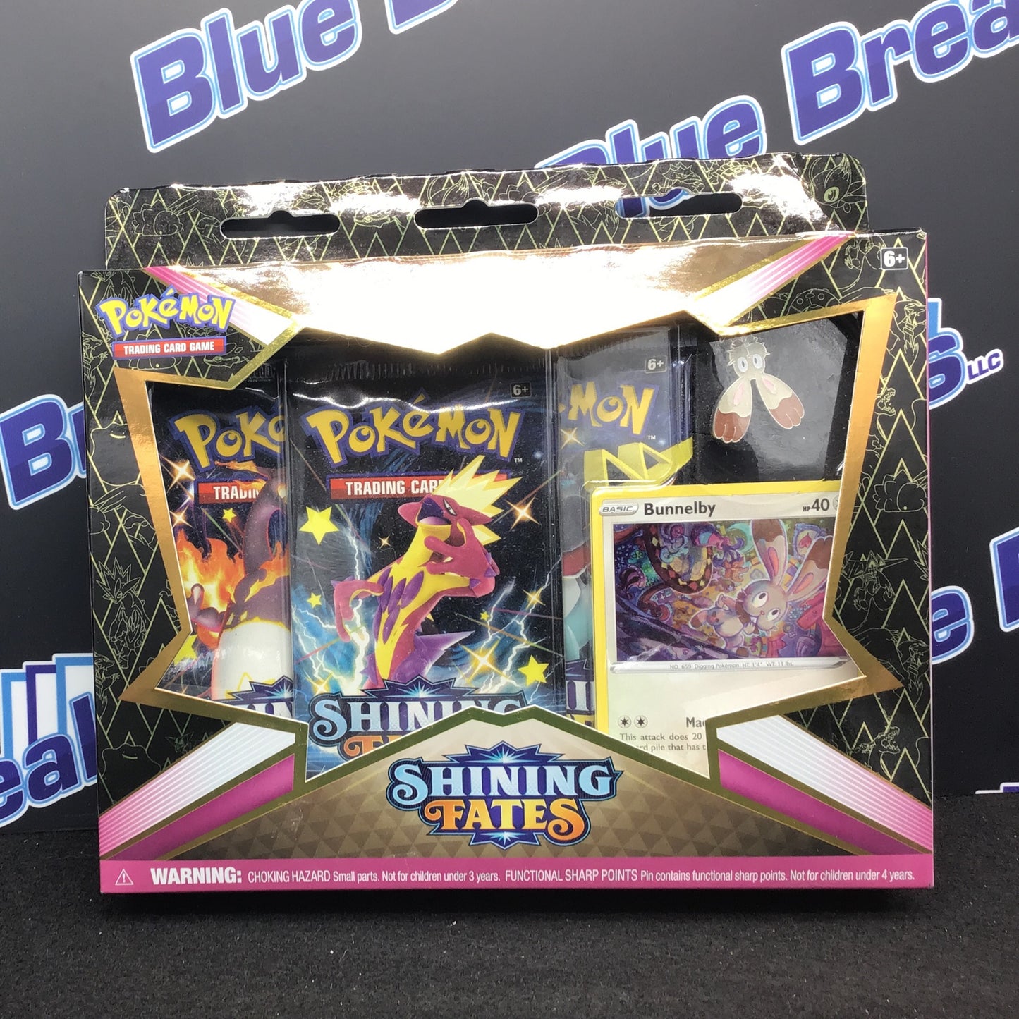 Pokémon Shining Fates Mad Party pin collection