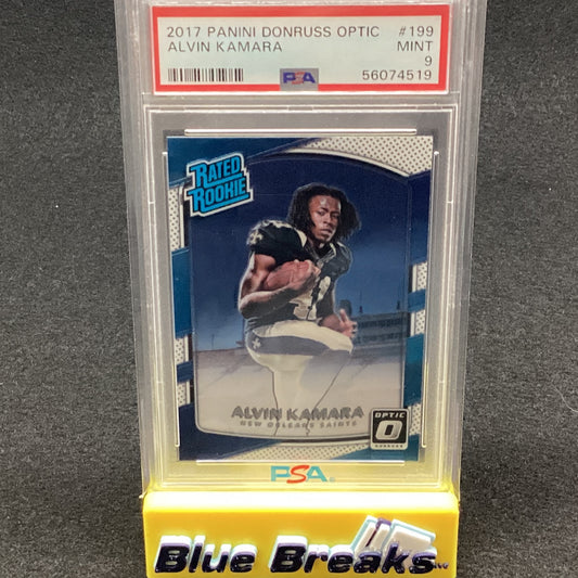 2017 Panini Donruss Optic - Alvin Kamara PSA 9