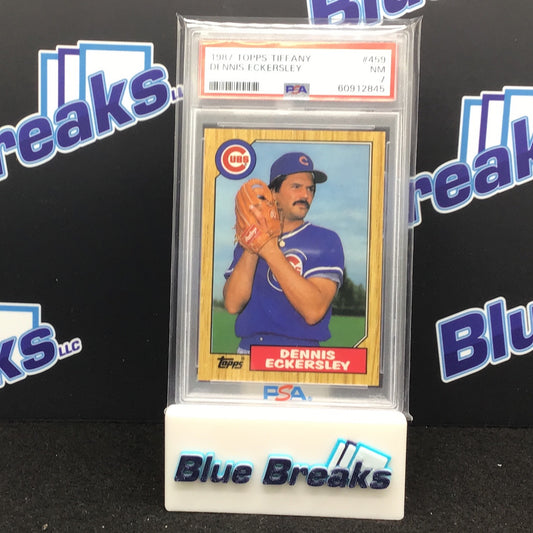 1987 Topps Tiffany Dennis Eckersley #459 PSA 7 Cubs