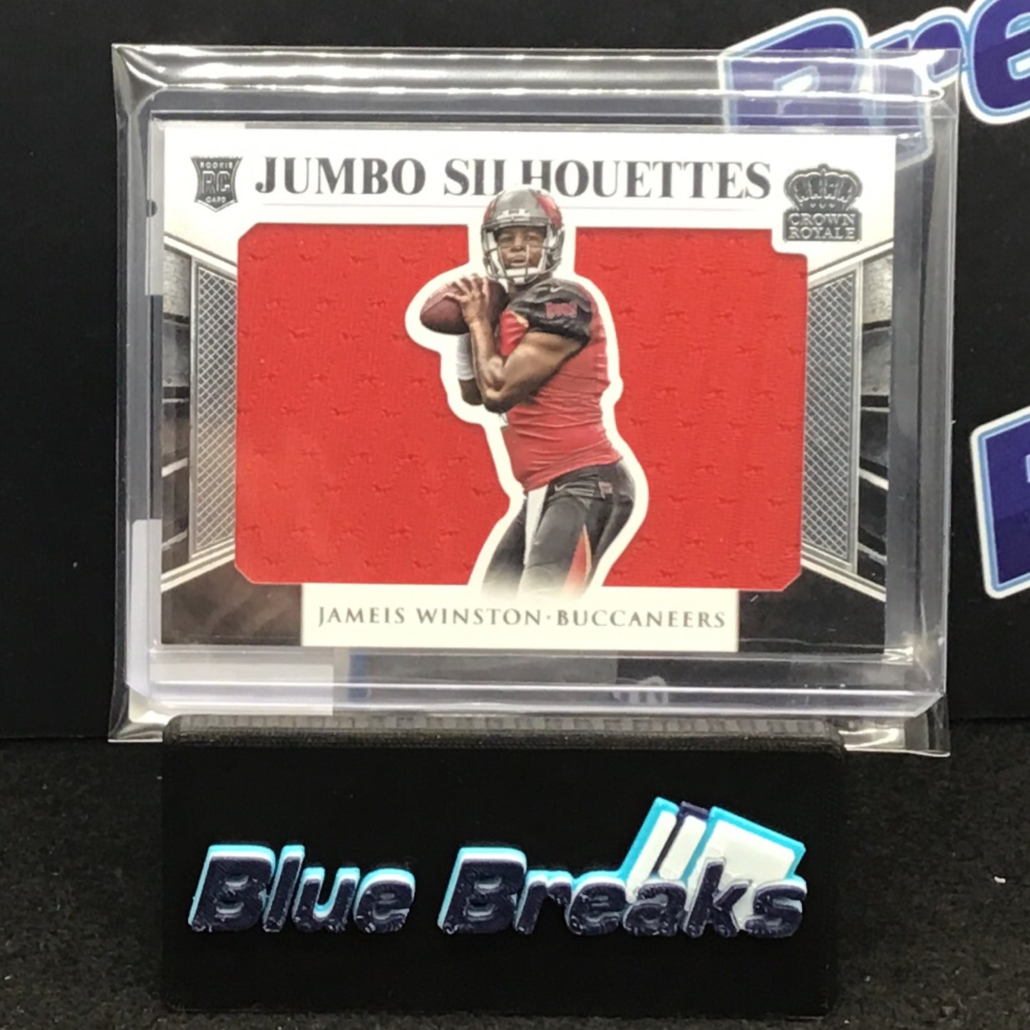 2015 Panini Crown Royale Jumbo Silhouettees James Winston 07/99 #JS-JW Buccaneers
