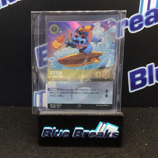 2023 Disney Lorcana the First Chapter Stitch Carefree Surfer legendary 206/204