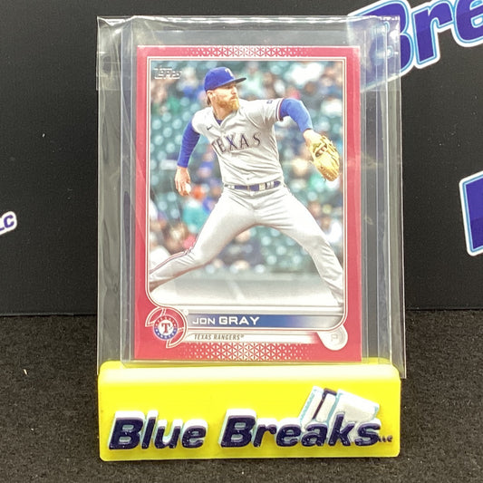 2022 Topps Update - Jon Gray - Pink - 48/50 - Texas Rangers
